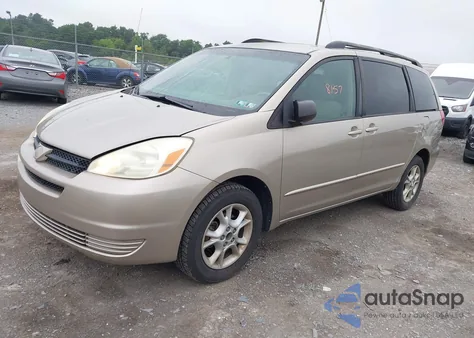 2004 Toyota Sienna Le из США, поврежденный, VIN 5TDBA23C14S003421